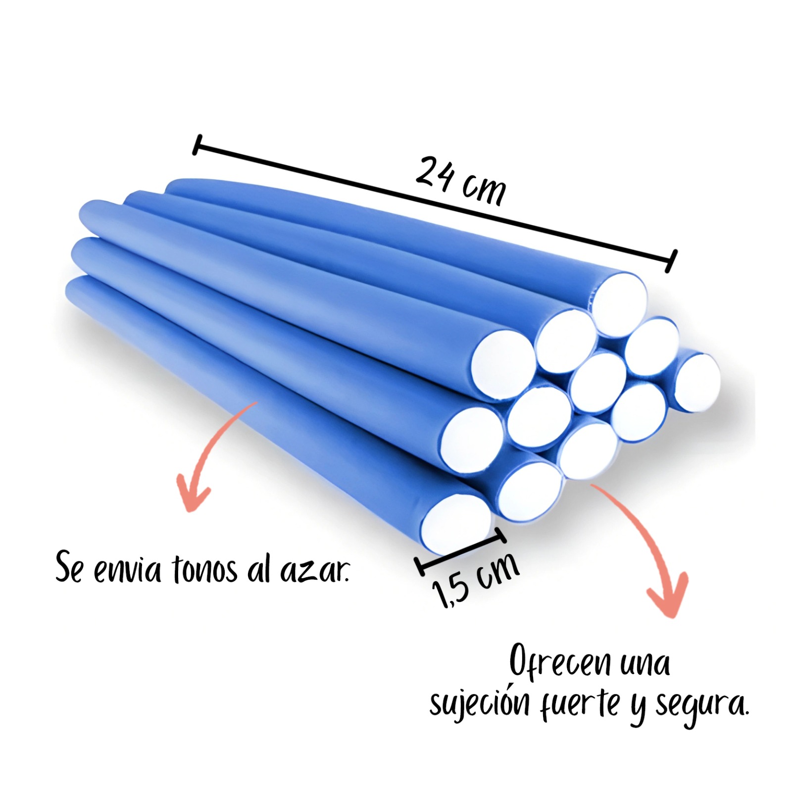 Set kit de 10 chumis para el cabello